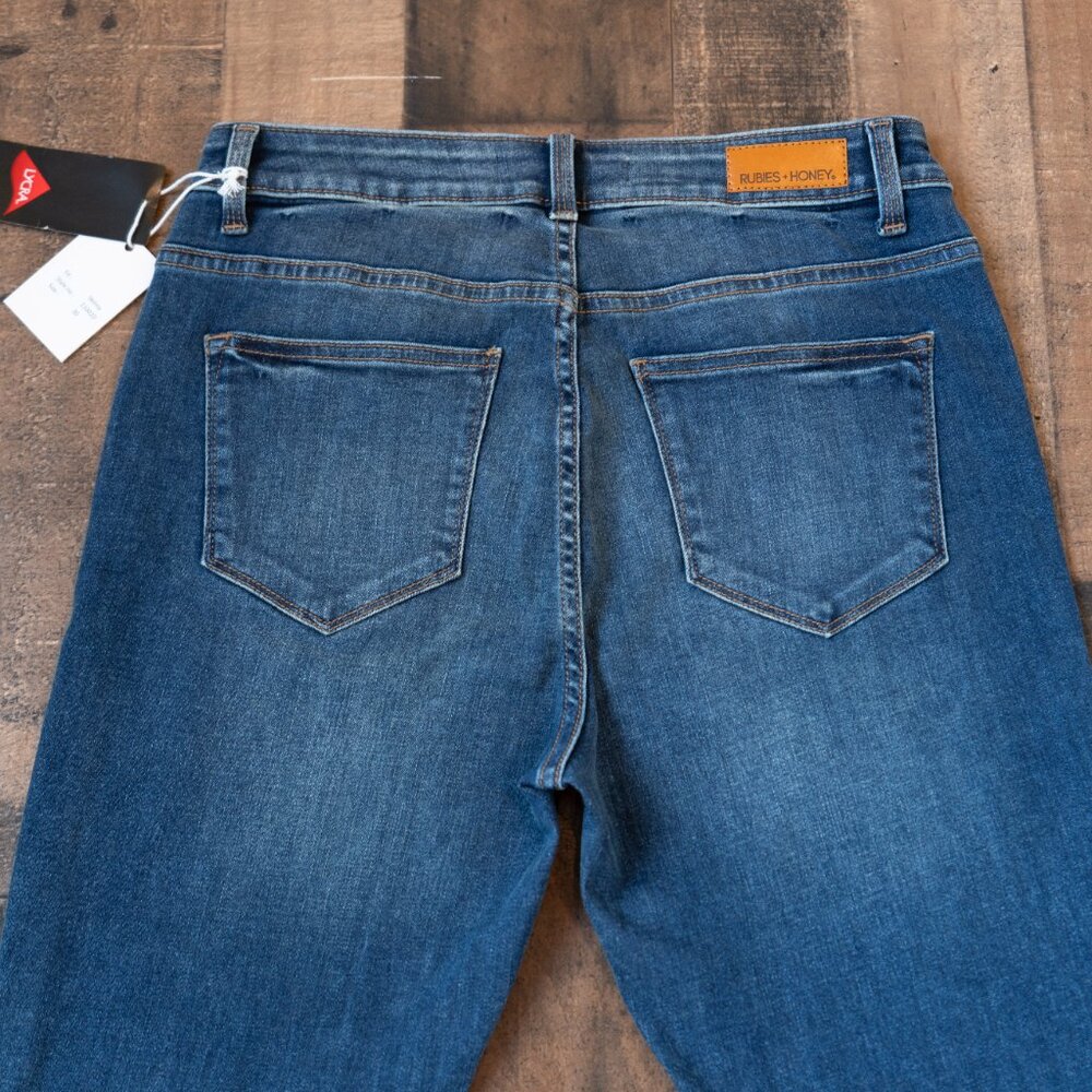 🆕 Lycra Stretch Dark Wash Skinny Jeans - Size 10/30 - Picture 11 of 16